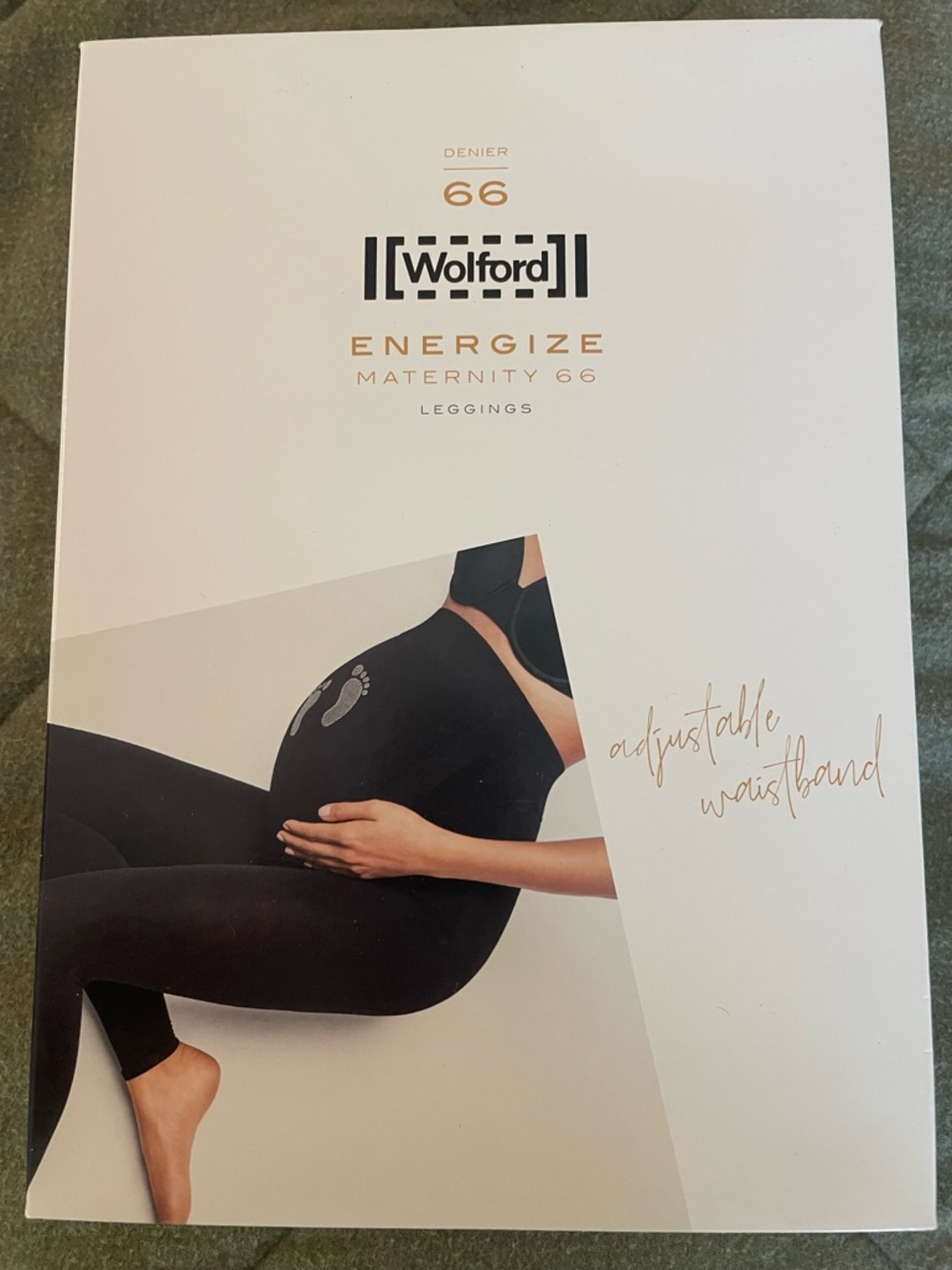 NIB Wolford Energize Maternity 66 Leggings in black size XL